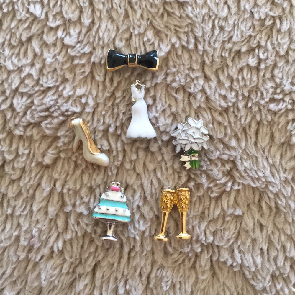 Origami Owl Wedding Charm Set